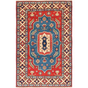 4' x 6' 2 Kazak Rug