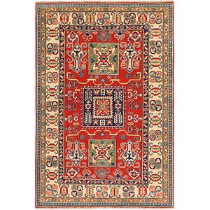 4' x 5' 10 Kazak Rug