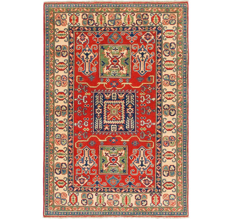 4' x 5' 10 Kazak Rug