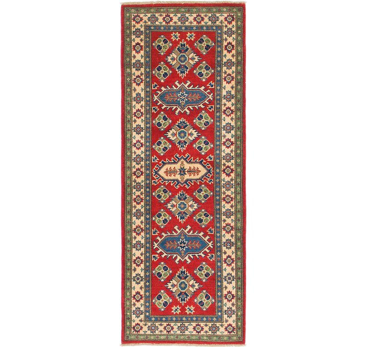 2' 2 x 6' Kazak Runner Rug