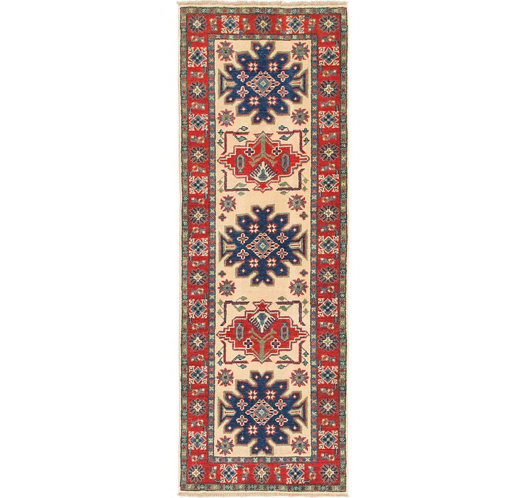 2' 2 x 6' Kazak Runner Rug