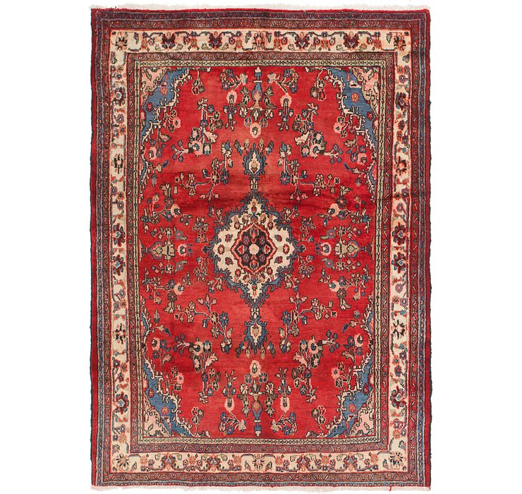 7' x 9' 7 Hamedan Persian Rug