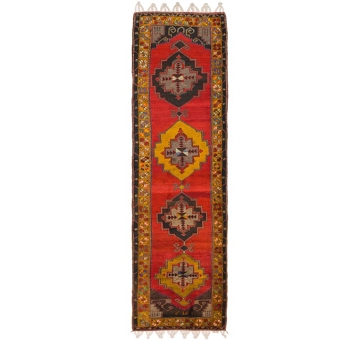 4' 3 x 15' 5 Anatolian Runner Rug
