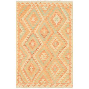 3' 2 x 4' 10 Kilim Waziri Rug