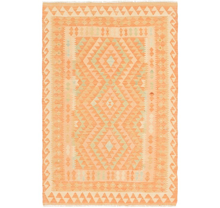 3' 2 x 4' 10 Kilim Waziri Rug