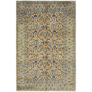 6' 6 x 10' Kashan Persian Rug