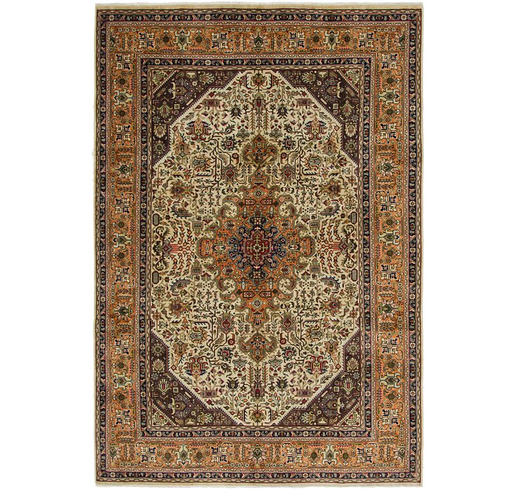 6' 6 x 9' 7 Tabriz Persian Rug