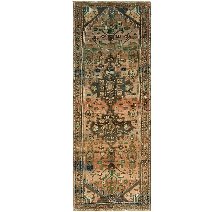 3' 5 x 9' 8 Hamedan Persian Runner ...