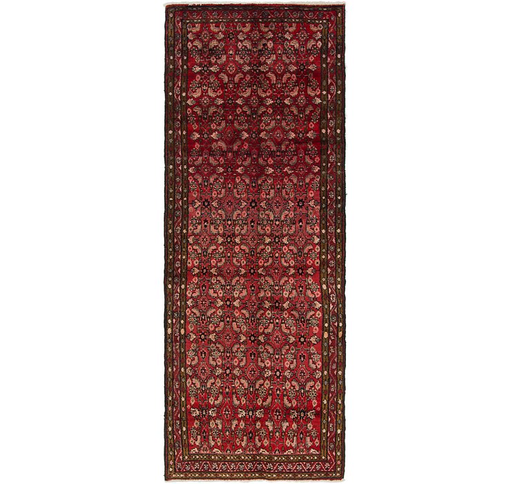 3' 7 x 9' 8 Hamedan Persian Runner ...