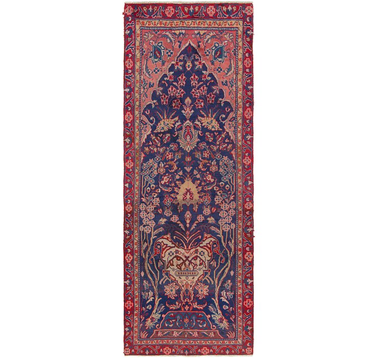 3' x 9' 3 Mahal Persian Runner Rug