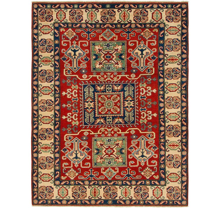 5' x 6' 6 Kazak Square Rug