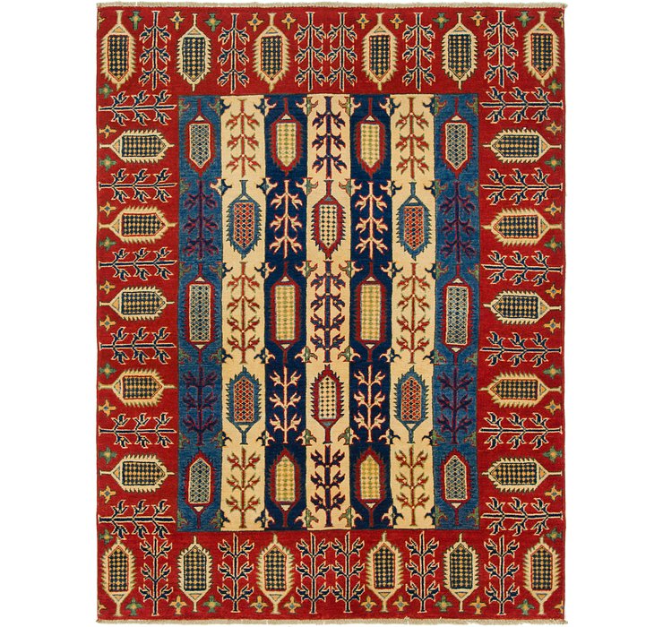 5' x 6' 10 Kazak Rug