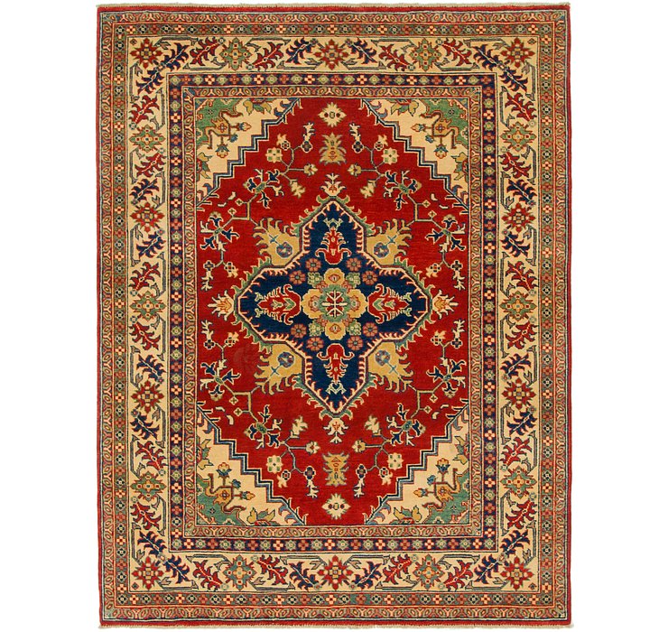5' x 6' 5 Kazak Square Rug