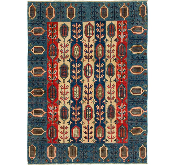 5' x 6' 9 Kazak Rug