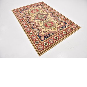 5' x 7' 4 Kazak Rug