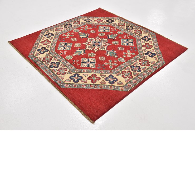 4' 10 x 4' 10 Kazak Square Rug