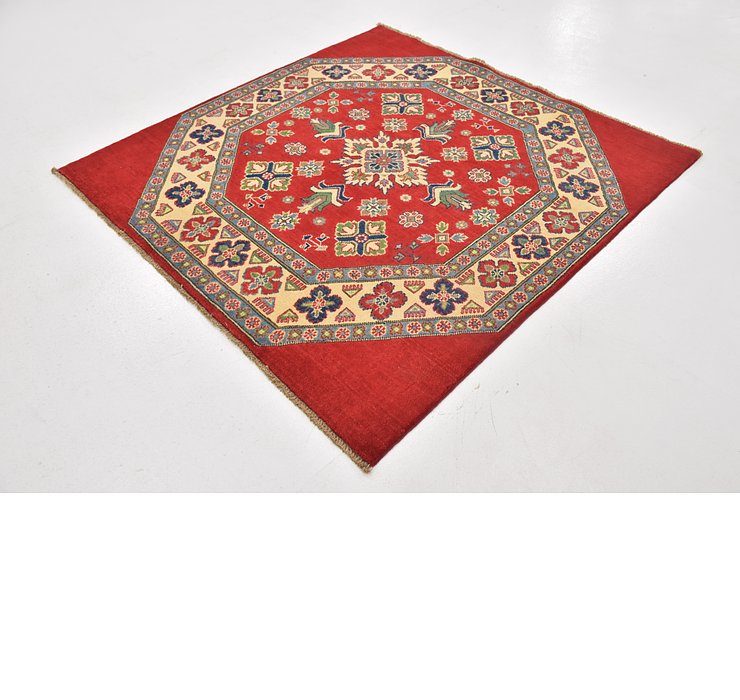 4' 10 x 5' Kazak Square Rug