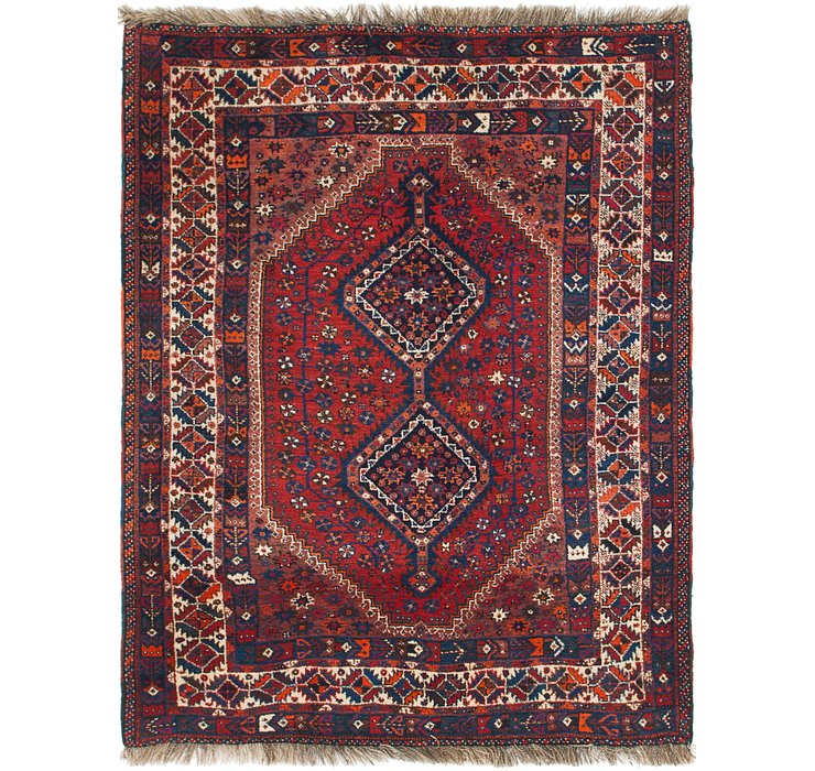 5' x 6' 10 Ghashghaei Persian Rug