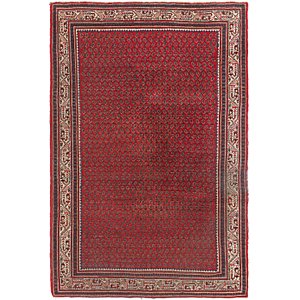 HandKnotted 5' 4 x 8' Botemir Persian Rug