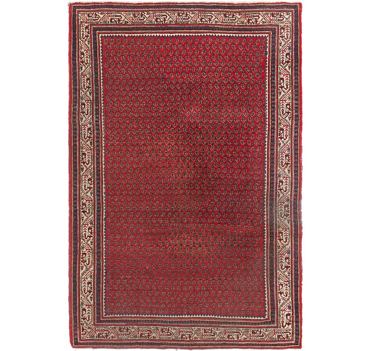 HandKnotted 5' 4 x 8' Botemir Persian Rug