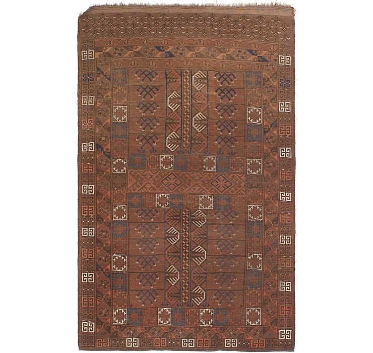 4' 7 x 7' 3 Shiraz Persian Rug