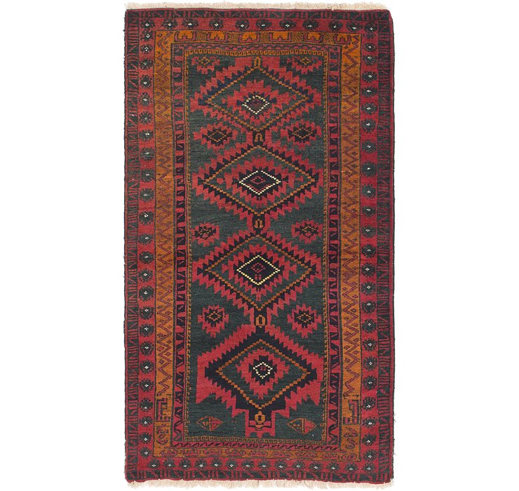 3' x 5' 3 Yalameh Persian Rug