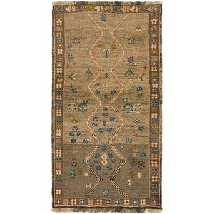 Unique Loom 2' 6 x 5' Shiraz-Gabbeh Persian Rug