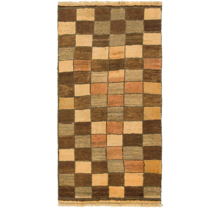 2' 9 x 5' 8 Shiraz-Gabbeh Persian R...