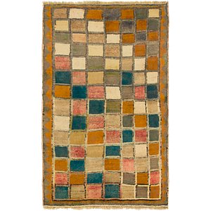 Unique Loom 3' 4 x 5' 7 Shiraz-Gabbeh Persian Rug