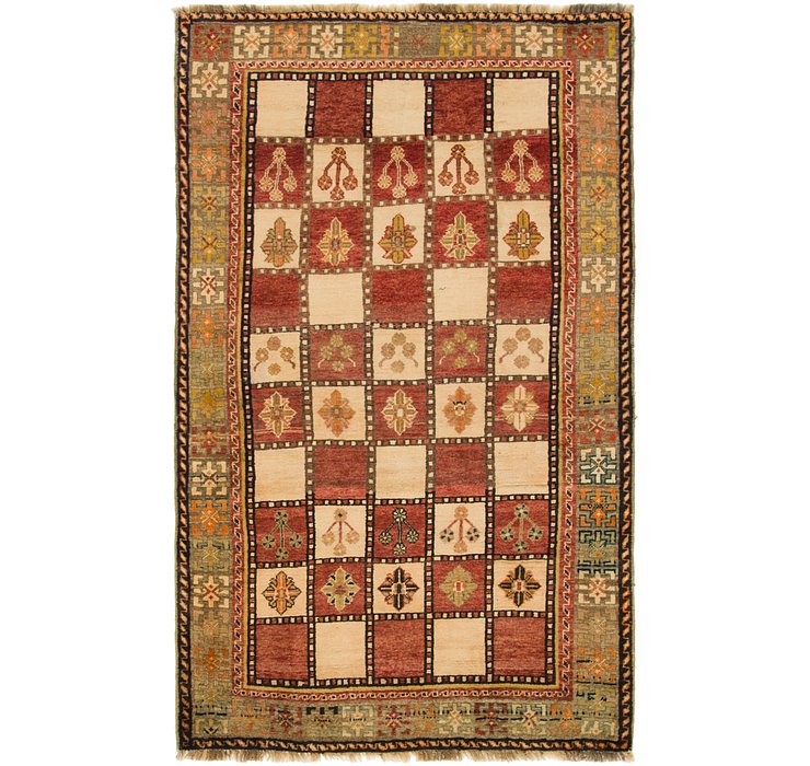 4' x 6' 8 Ghashghaei Persian Rug