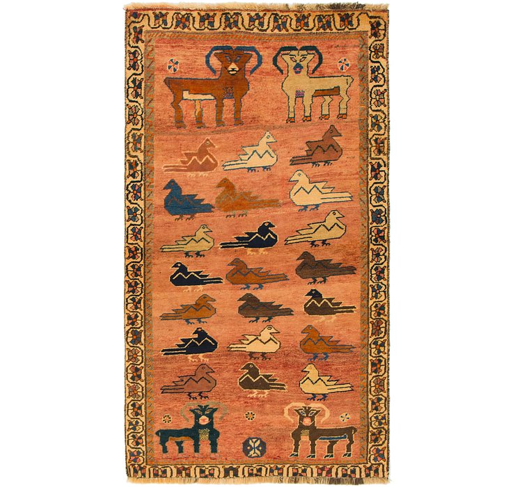 3' 2 x 6' Ghashghaei Persian Rug