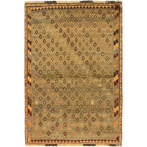 Unique Loom 3' 7 x 5' 6 Shiraz-Gabbeh Persian Rug
