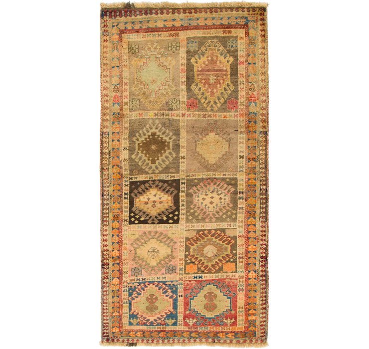 3' x 6' 3 Shiraz-Gabbeh Persian R...
