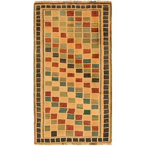 Unique Loom 3' 7 x 6' 4 Shiraz-Gabbeh Persian Rug