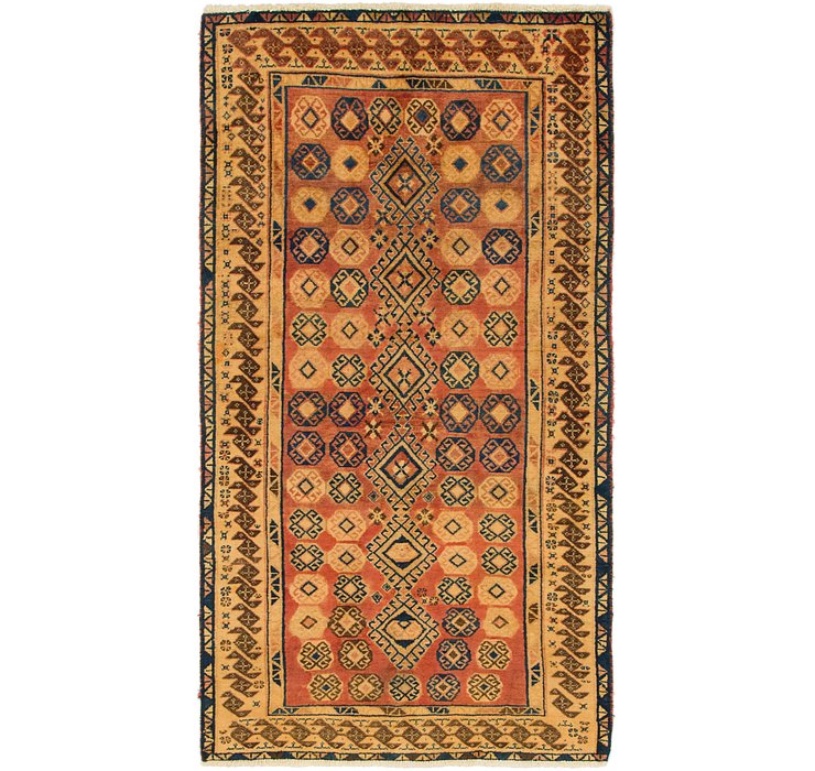 3' 6 x 6' 7 Shiraz-Gabbeh Persian Rug