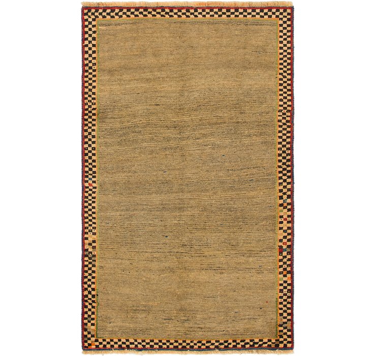 3' 8 x 6' 2 Shiraz-Gabbeh Persian Rug