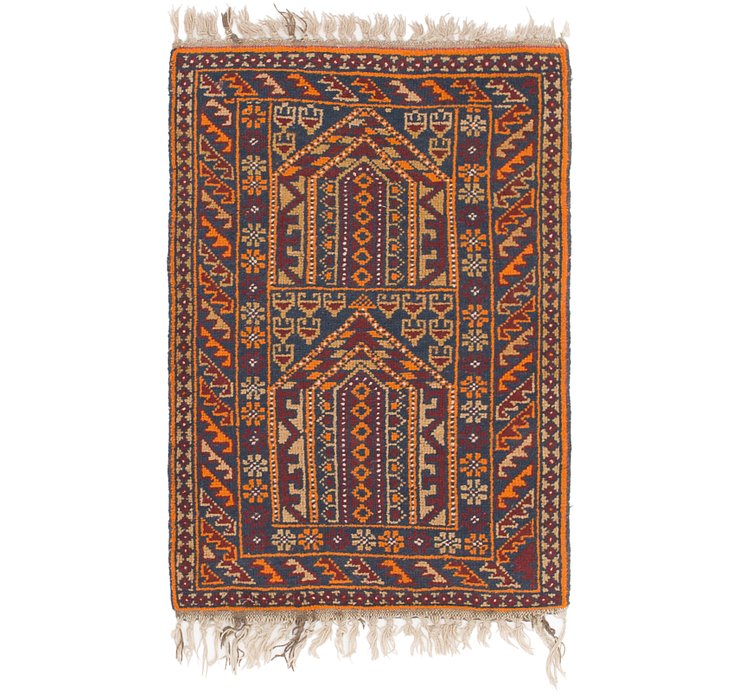 2' 7 x 4' Shiraz Persian Rug