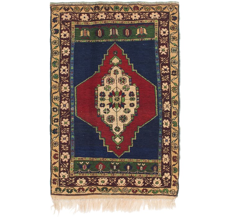 2' 7 x 4' Anatolian Oriental Rug