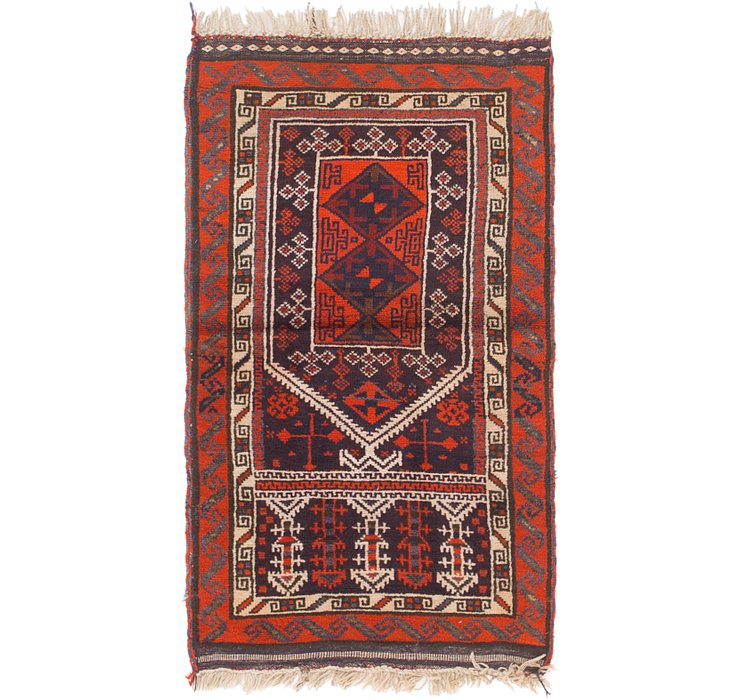 2' 5 x 4' 2 Shiraz Persian Rug