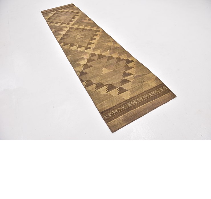 2' 7 x 10' 4 Kilim Fars Runner Rug