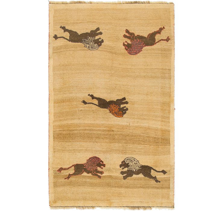 3' 6 x 5' 9 Ghashghaei Persian Rug