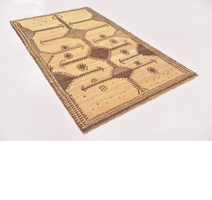 4' x 6' 6 Shiraz-Gabbeh Persian Rug