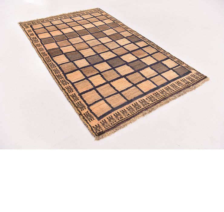 3' 9 x 6' 2 Shiraz-Gabbeh Persian Rug