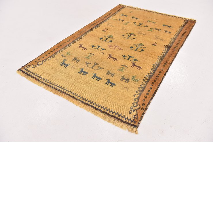 3' 7 x 5' 10 Ghashghaei Persian Rug