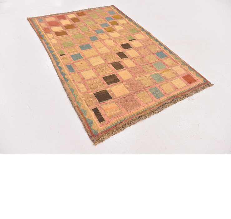3' 6 x 5' 2 Shiraz-Gabbeh Persian Rug