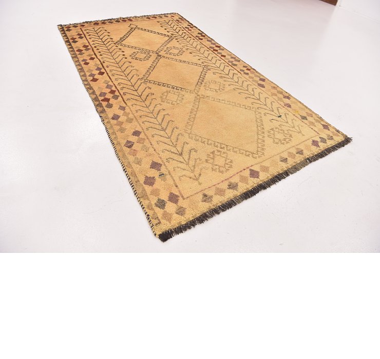 4' x 7' 3 Shiraz-Gabbeh Persian Rug
