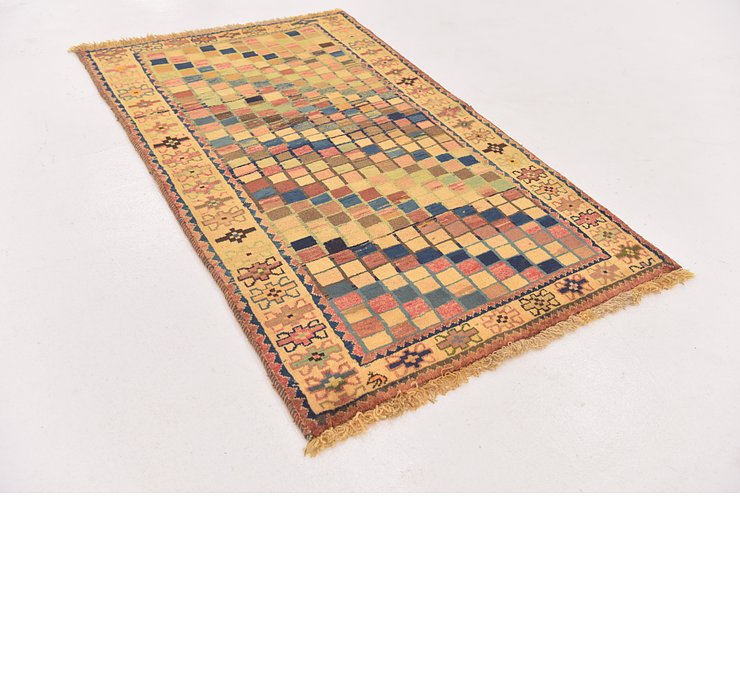 3' 2 x 5' 2 Shiraz-Gabbeh Persian Rug