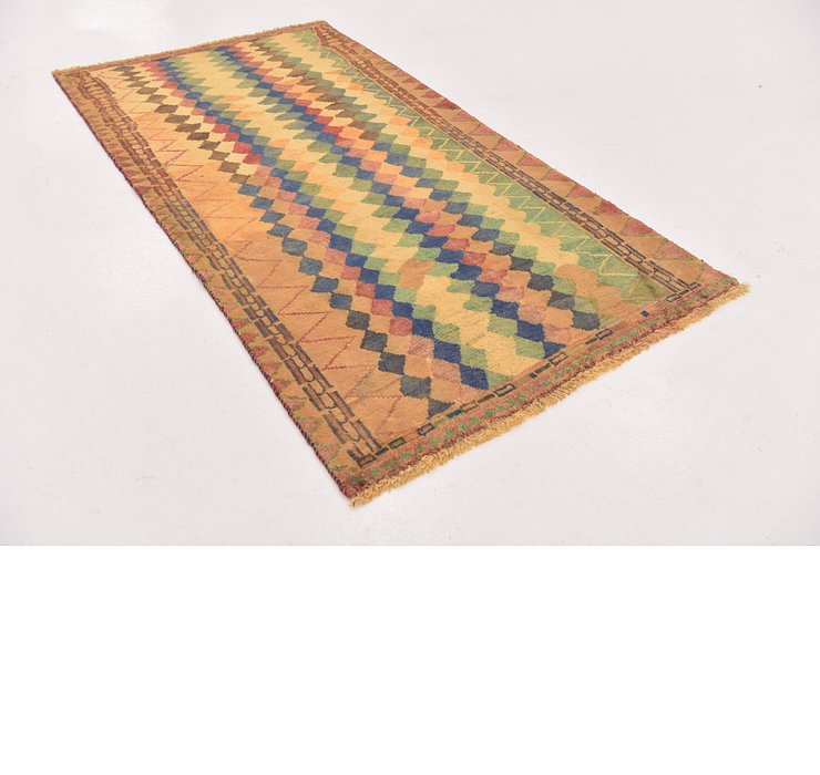3' 4 x 6' 5 Shiraz-Gabbeh Persian Rug