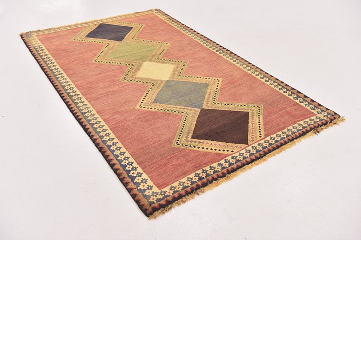 3' 9 x 6' Shiraz-Gabbeh Persian Rug