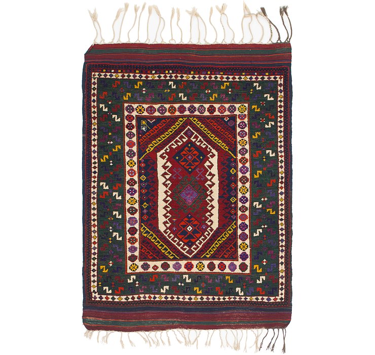 4' 3 x 6' 2 Anatolian Oriental Rug